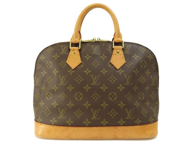 Louis Vuitton Alma Marrom Lona  ref.1405758