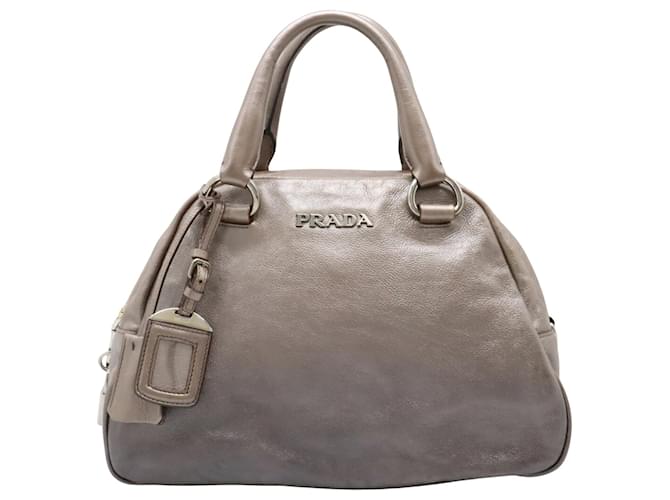 Prada Cuir Gris  ref.1405766