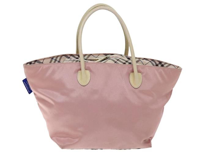 Etichetta blu Burberry Rosa Sintetico  ref.1405769