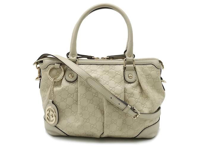 Gucci Guccissima Cuir Blanc  ref.1405778