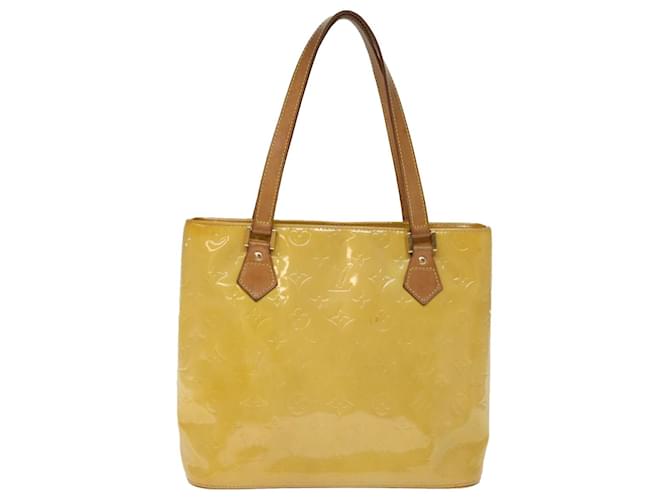 Louis Vuitton Houston Yellow Patent leather  ref.1405794