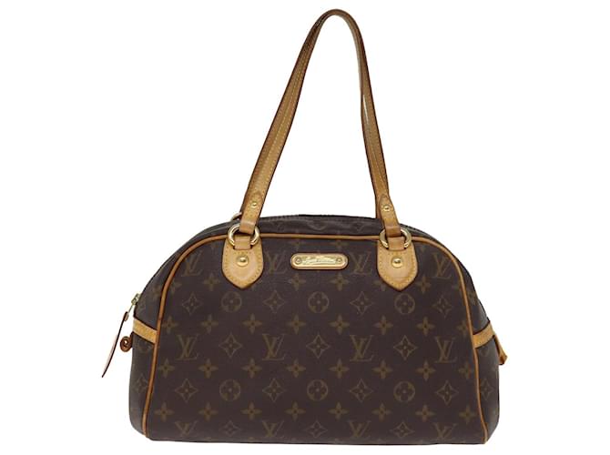 Louis Vuitton Montorgueil Marrom Lona  ref.1405819