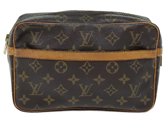 Louis Vuitton Trousse de Toilette Marrone Tela  ref.1405835