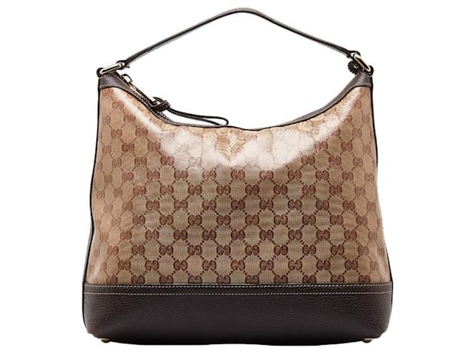 Cristal Gucci GG Toile Marron  ref.1405854