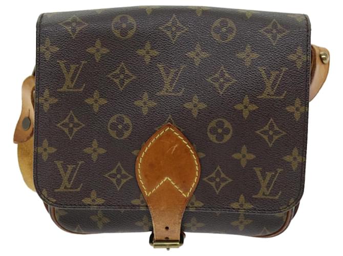 Cartouchiere Cartucheira Louis Vuitton Marrom Lona  ref.1405861