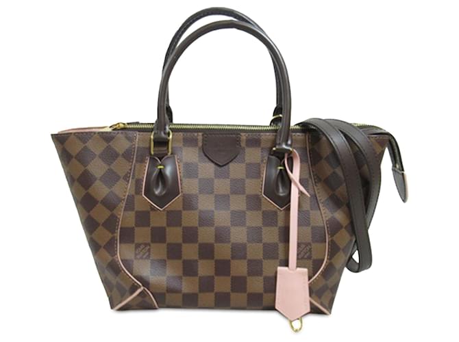 Louis Vuitton Marrom Damier Ebene Caissa PM Lona  ref.1405948