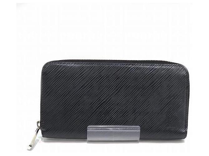 Carteira Zippy em couro Epi Louis Vuitton M64838 em bom estado Preto  ref.1406006