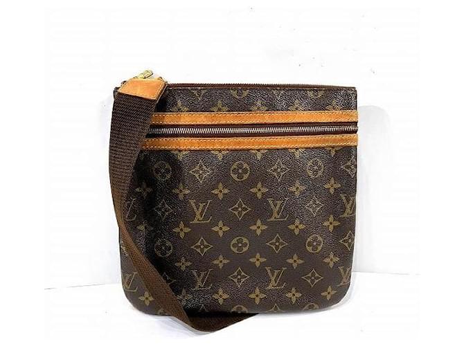 Louis Vuitton Monogram Pochette Bosphore Shoulder Bag M40044 in Good Condition Brown Cloth  ref.1406023