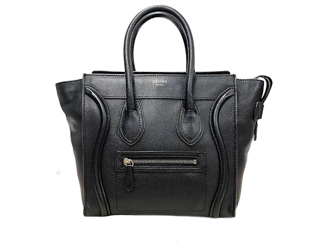 Céline Sac à main en cuir Celine Micro Luggage en très bon état  ref.1406027