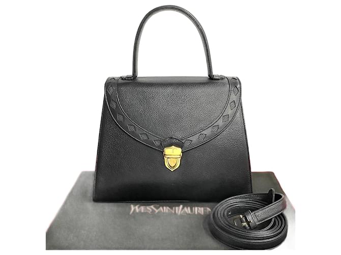 Yves Saint Laurent Lederhandtasche in sehr gutem Zustand  ref.1406043