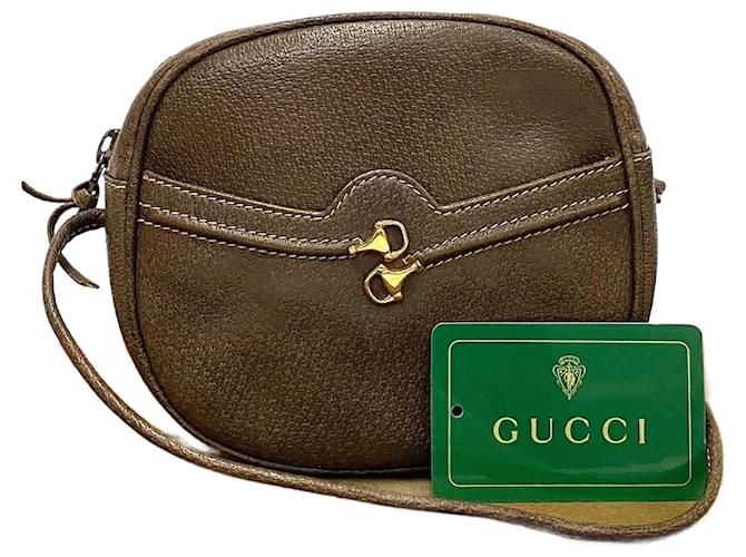 Bolsa transversal de couro Gucci em muito bom estado  ref.1406050