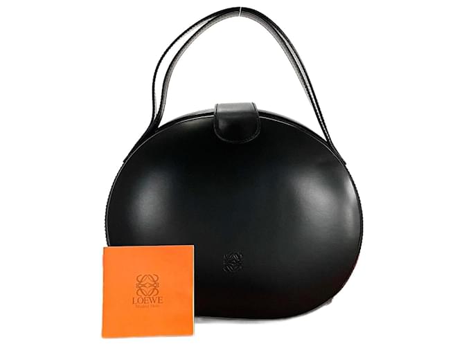 Loewe Leder runder Mini-Handtasche in gutem Zustand  ref.1406057