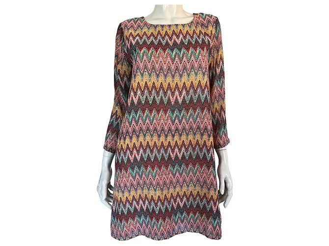 Vestido curto estampado Dry Lake Harrison Multicor