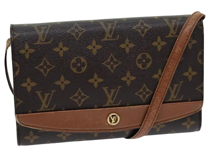 LOUIS VUITTON Monogramma Bordeaux 24 Borsa a tracolla M51798 LV Aut 75245 Tela  ref.1406093