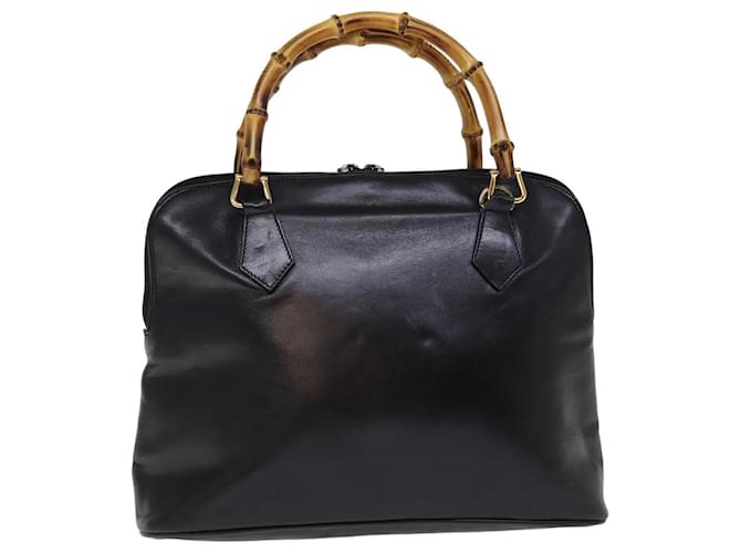 GUCCI Sac à Main Cuir Noir 000 1186 0289 auth 76158  ref.1406135