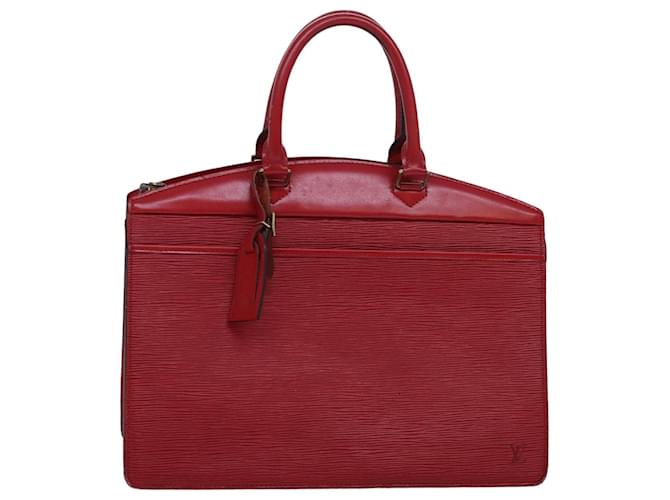 LOUIS VUITTON Bolso de mano Epi Riviera Rojo M48187 LV Auth 76077 Roja Cuero  ref.1406182