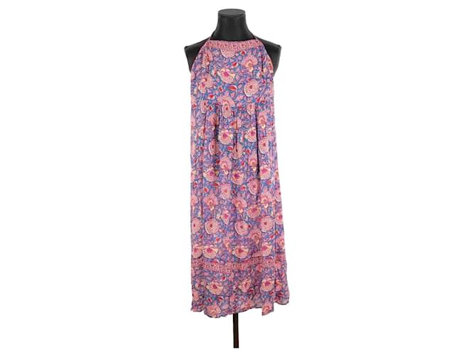 Bash Vestido multicolorido Multicor Viscose  ref.1406220