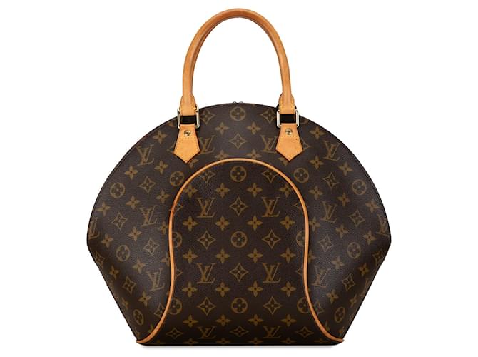 Borsa Louis Vuitton Monogram Ellipse MM marrone Pelle  ref.1406453