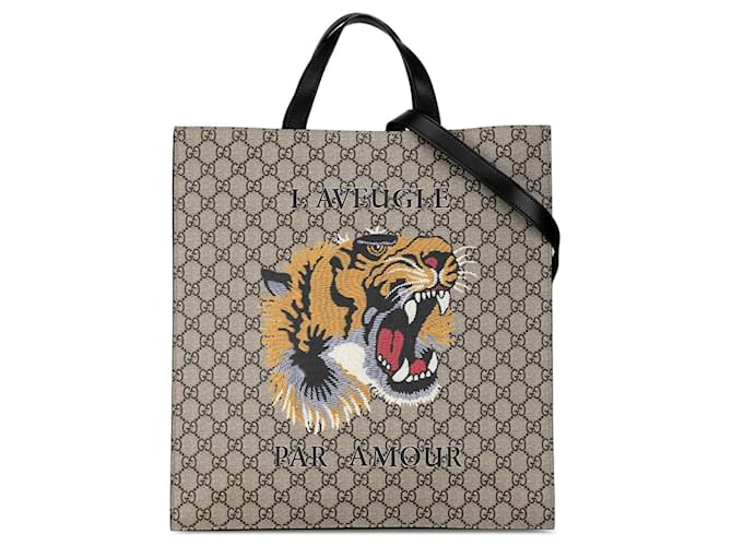 HOT Gg Supreme Borsa Gucci Con Leone Borsa Tote Gucci GG