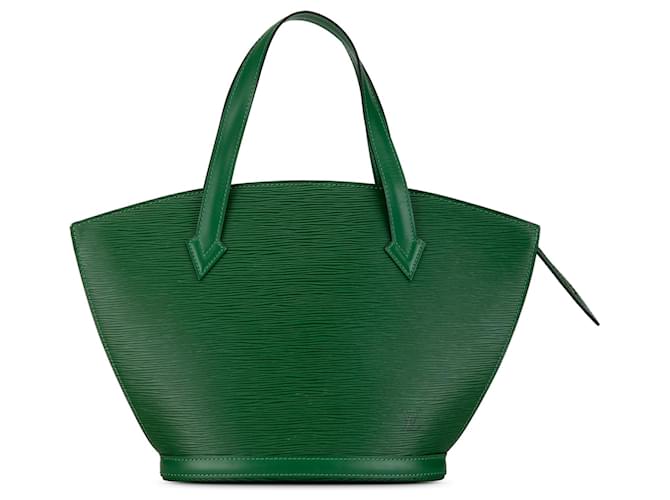 Bolsa Louis Vuitton Epi Saint Jacques PM verde com alça curta Couro  ref.1406495