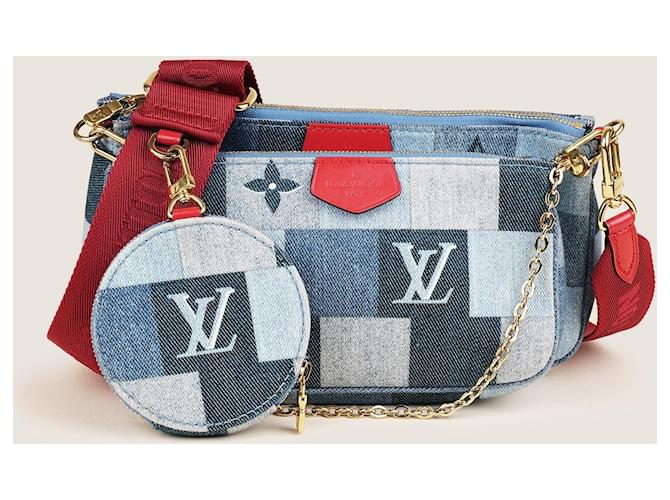 Louis Vuitton Acessórios multi pochette Azul John  ref.1406555