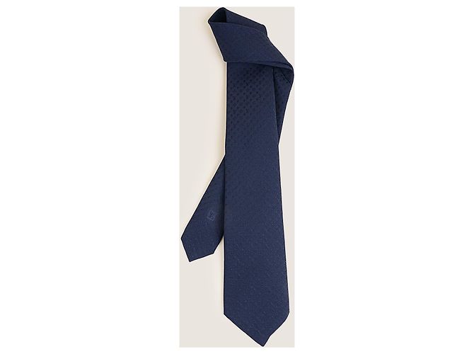 Louis Vuitton Corbata cápsula Neo Monogramissime Azul Seda