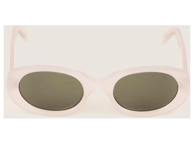 Céline Oval Frame Sunglasses Pink Plastic  ref.1406585