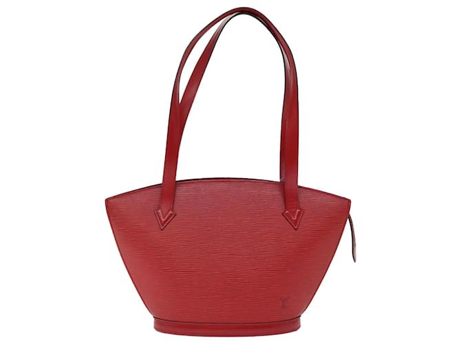 Louis Vuitton Saint Jacques Vermelho Couro  ref.1406587