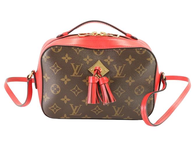 Louis Vuitton Saintonge Marrom Lona  ref.1406606