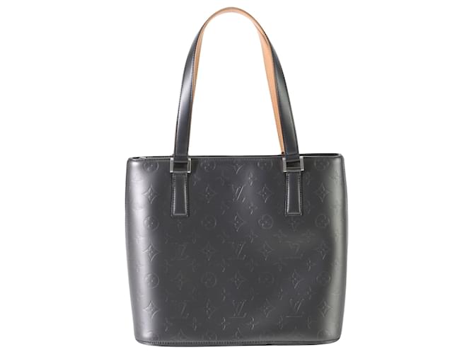 Louis Vuitton Stockton Preto Couro  ref.1406616