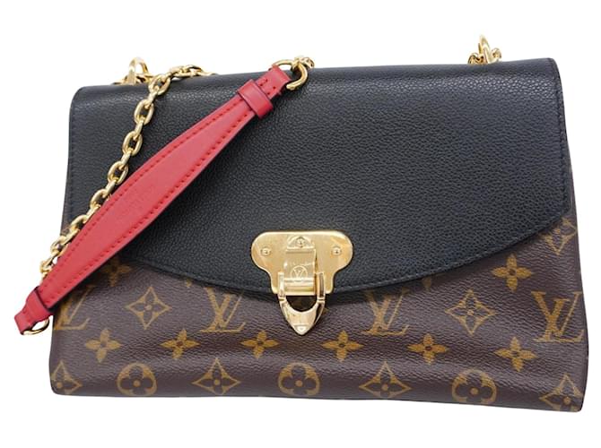 Louis Vuitton Saint Placide Marrone Tela  ref.1406617