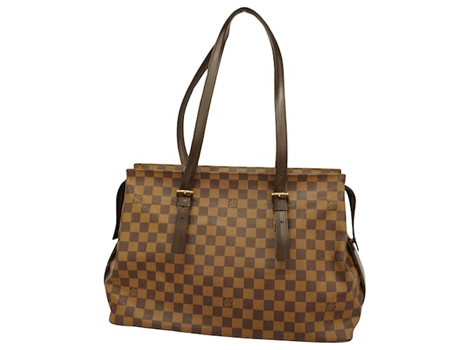 Louis Vuitton Chelsea Marrom Lona  ref.1406653