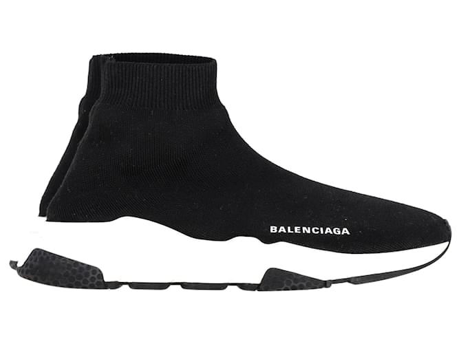 Baskets Balenciaga Speed en Polyester Noir  ref.1406750