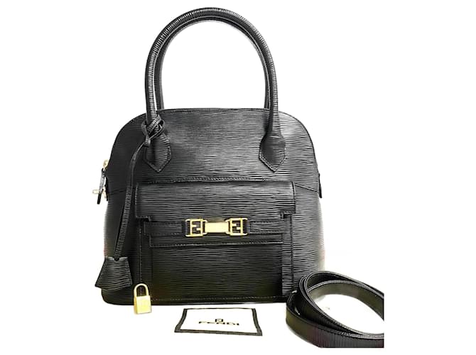 Sac dôme en cuir Epi Fendi Sac bandoulière en cuir en excellent état  ref.1406785