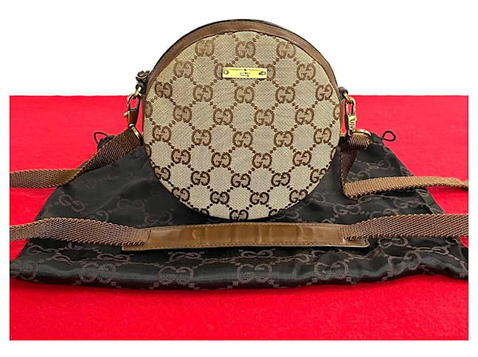 Gucci GG Canvas Umhängetasche Umhängetasche in sehr gutem Zustand Leinwand  ref.1406793