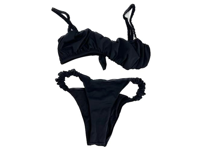 Autre Marque NORMAILLOT Costumi da bagno T.Internazionale S Poliestere Nero  ref.1406829