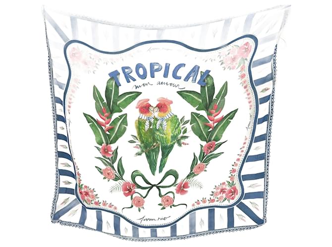 FARM RIO Foulards T.  Viscose Blanc  ref.1406832