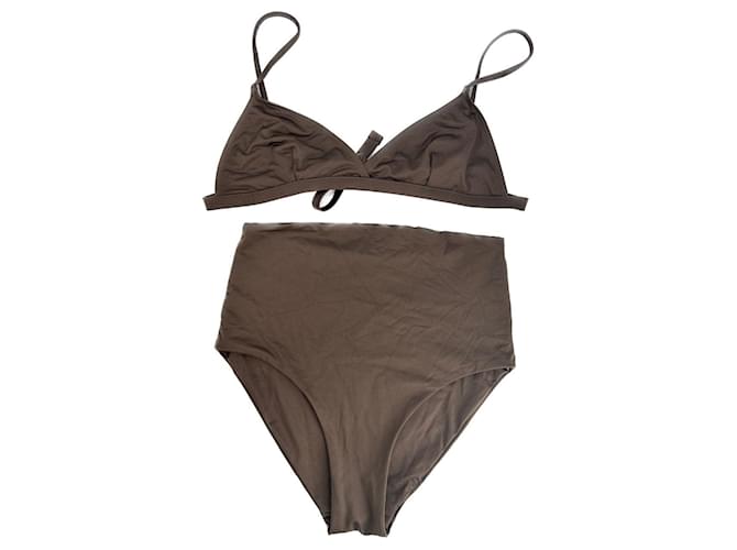 Autre Marque Maillot de bain ASCENO T.International S Polyester Marron  ref.1406858