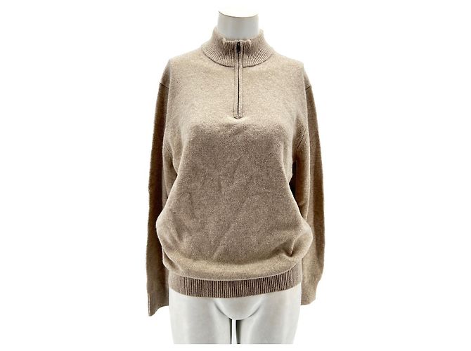 Hackett London Strickwaren T.International L Wolle Braun