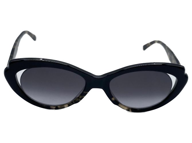 Autre Marque Non Signé / Unsigned sunglasses T.  Plastic Black