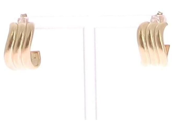 Autre Marque NON SIGNE / UNSIGNED  Earrings T.  gold plated Golden Gold-plated  ref.1406928