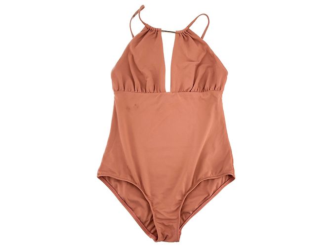Melissa Odabash Badebekleidung T.UK 10 Polyester Braun