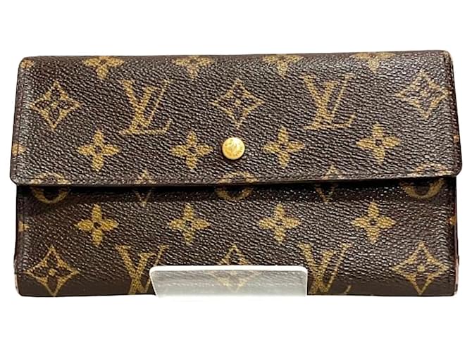 Louis Vuitton International Marrom Lona  ref.1407009