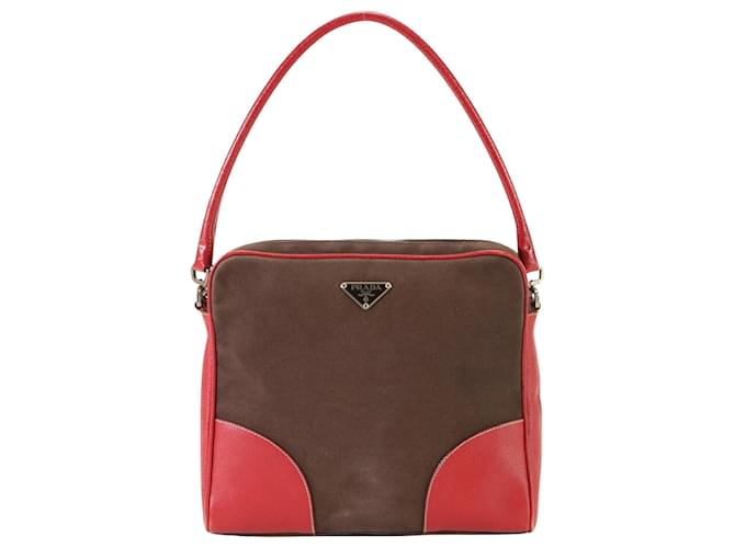 Tote Prada Brown Leather  ref.1407030