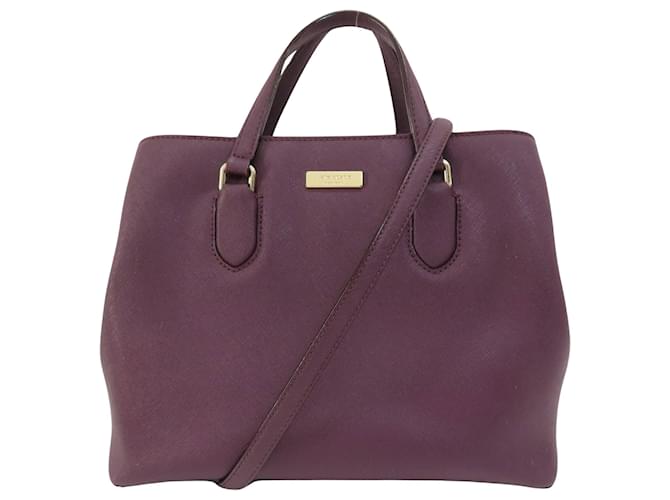 Kate Spade Púrpura Cuero  ref.1407041