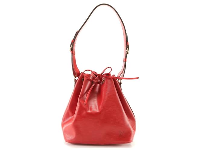 Noe Louis Vuitton Petit Noé Vermelho Couro  ref.1407073