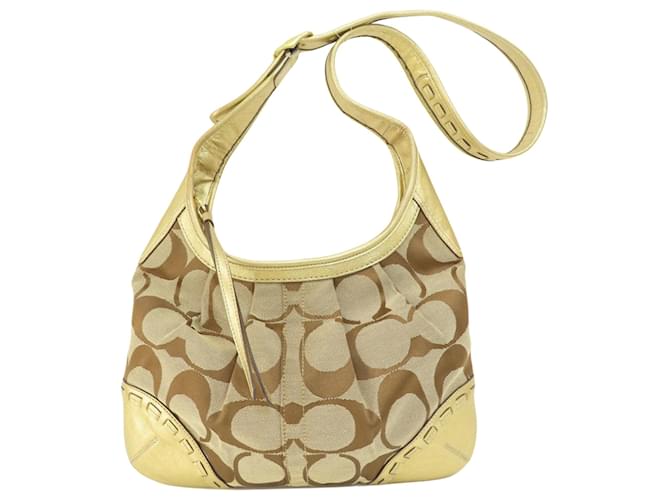 Coach Firma dell'allenatore Marrone Tela  ref.1407080