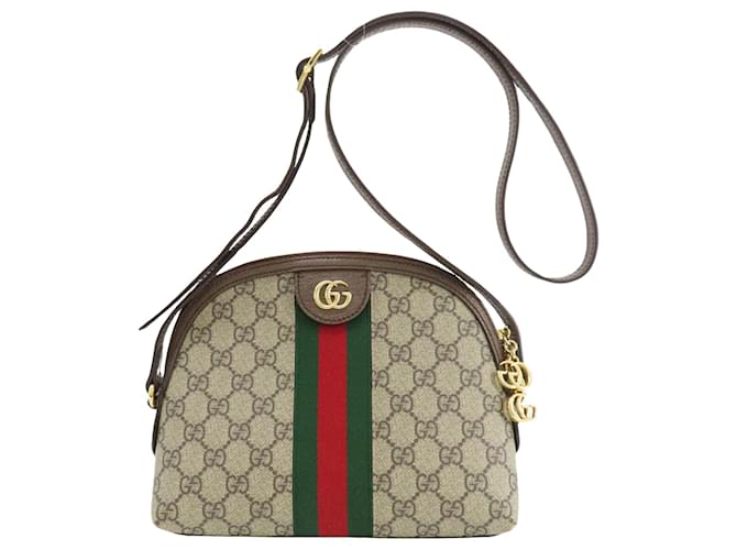 Gucci Ophidia Marrom Lona  ref.1407081