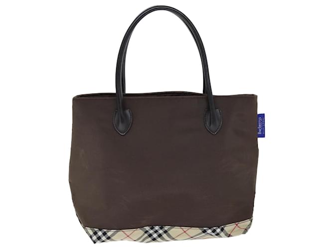 Burberry Nova Check Synthétique Marron  ref.1407094