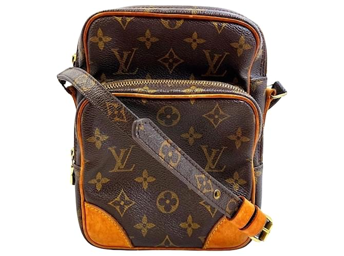 Louis Vuitton Amazon Marrom Lona  ref.1407122